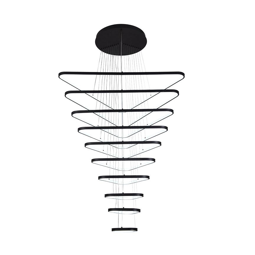 LED Żyrandol ściemnialny na lince LED/385W/230V 3000-6500K śr. 100 cm + zdalne sterowanie