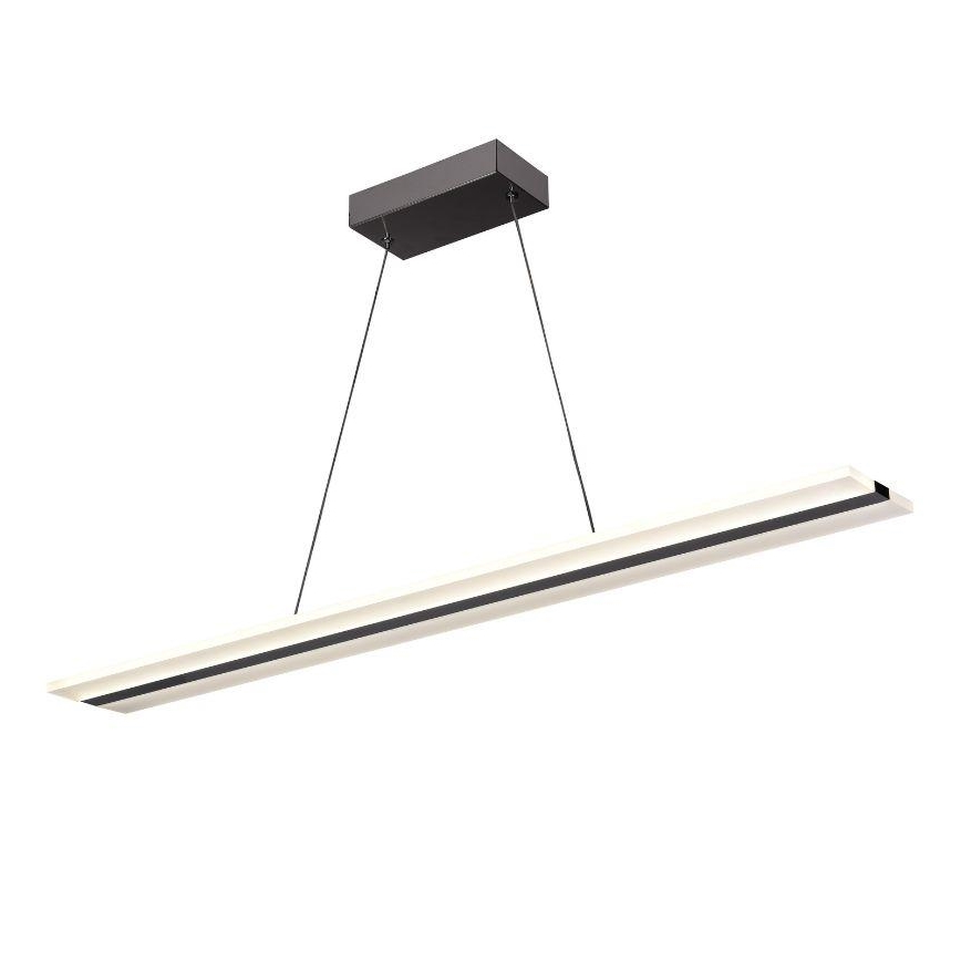 LED Żyrandol ściemnialny na lince LED/40W/230V 3000-6500K chrom + pilot zdalnego sterowania