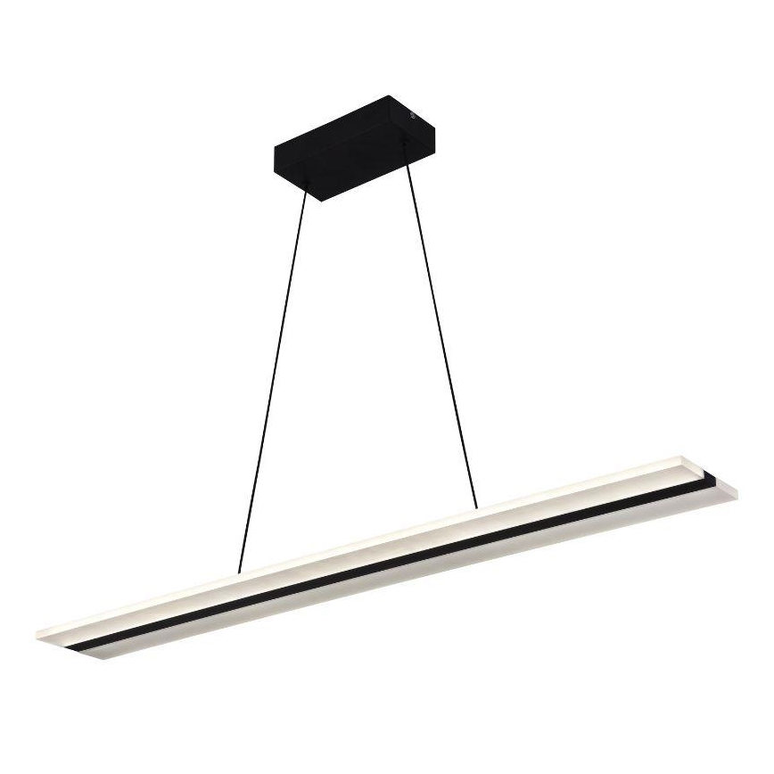 LED Żyrandol ściemnialny na lince LED/40W/230V 3000-6500K czarny + pilot zdalnego sterowania