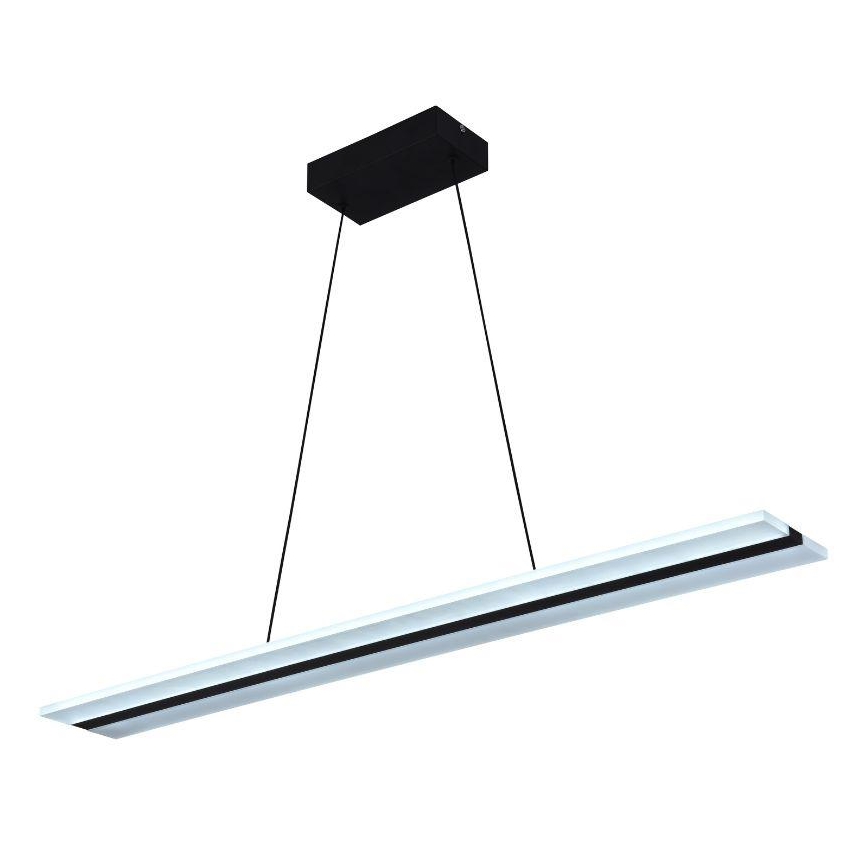 LED Żyrandol ściemnialny na lince LED/40W/230V 3000-6500K czarny + pilot zdalnego sterowania