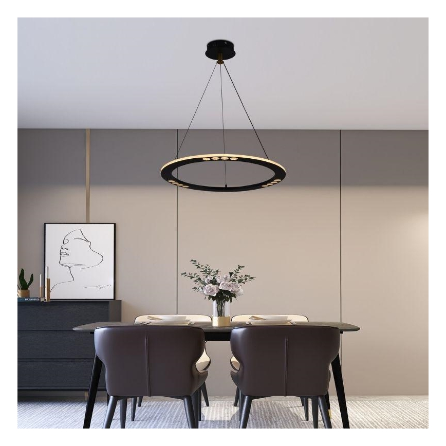 LED Żyrandol ściemnialny na lince LED/40W/230V 3000-6500K + pilot zdalnego sterowania