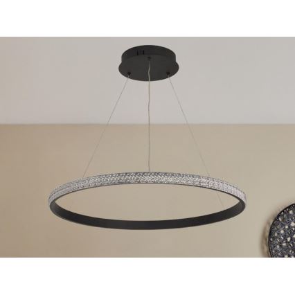 LED Żyrandol ściemnialny na lince LED/40W/230V 3000-6500K + zdalne sterowanie