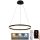 LED Żyrandol ściemnialny na lince LED/42W/230V 3000-6500K śr. 60 cm + zdalne sterowanie