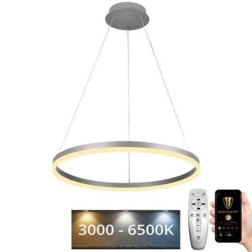 LED Żyrandol ściemnialny na lince LED/42W/230V 3000-6500K śr. 60 cm + zdalne sterowanie