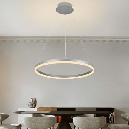 LED Żyrandol ściemnialny na lince LED/42W/230V 3000-6500K śr. 60 cm + zdalne sterowanie