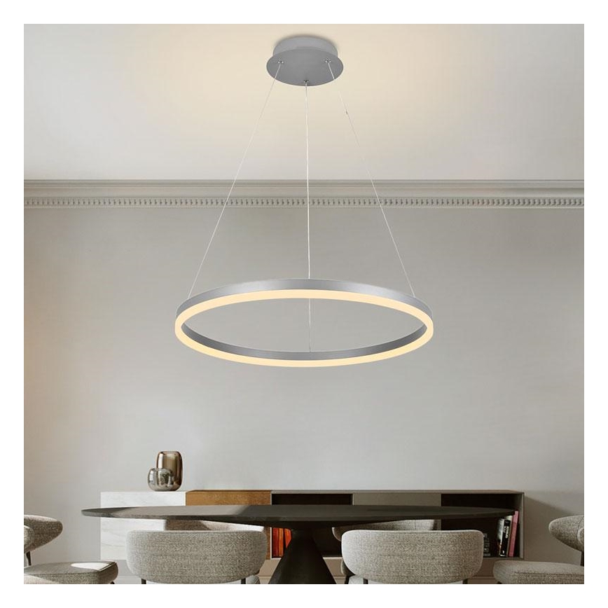 LED Żyrandol ściemnialny na lince LED/42W/230V 3000-6500K śr. 60 cm + zdalne sterowanie