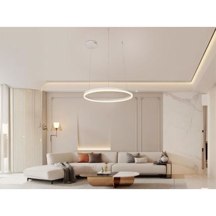 LED Żyrandol ściemnialny na lince LED/42W/230V 3000-6500K + zdalne sterowanie