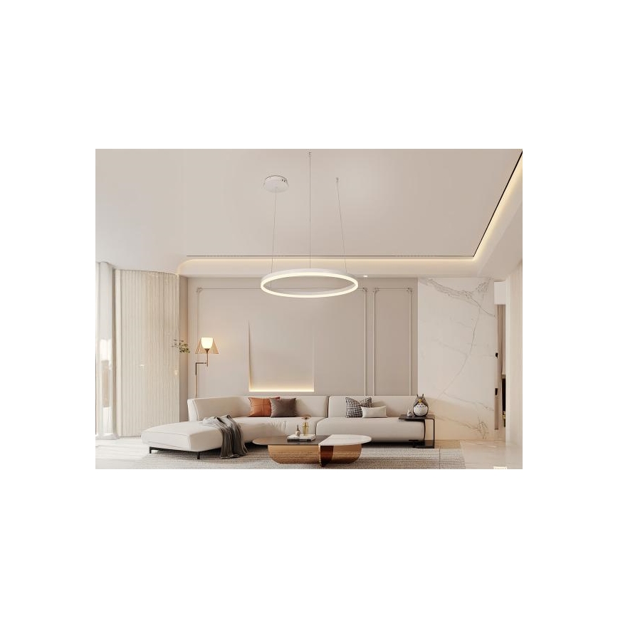 LED Żyrandol ściemnialny na lince LED/42W/230V 3000-6500K + zdalne sterowanie