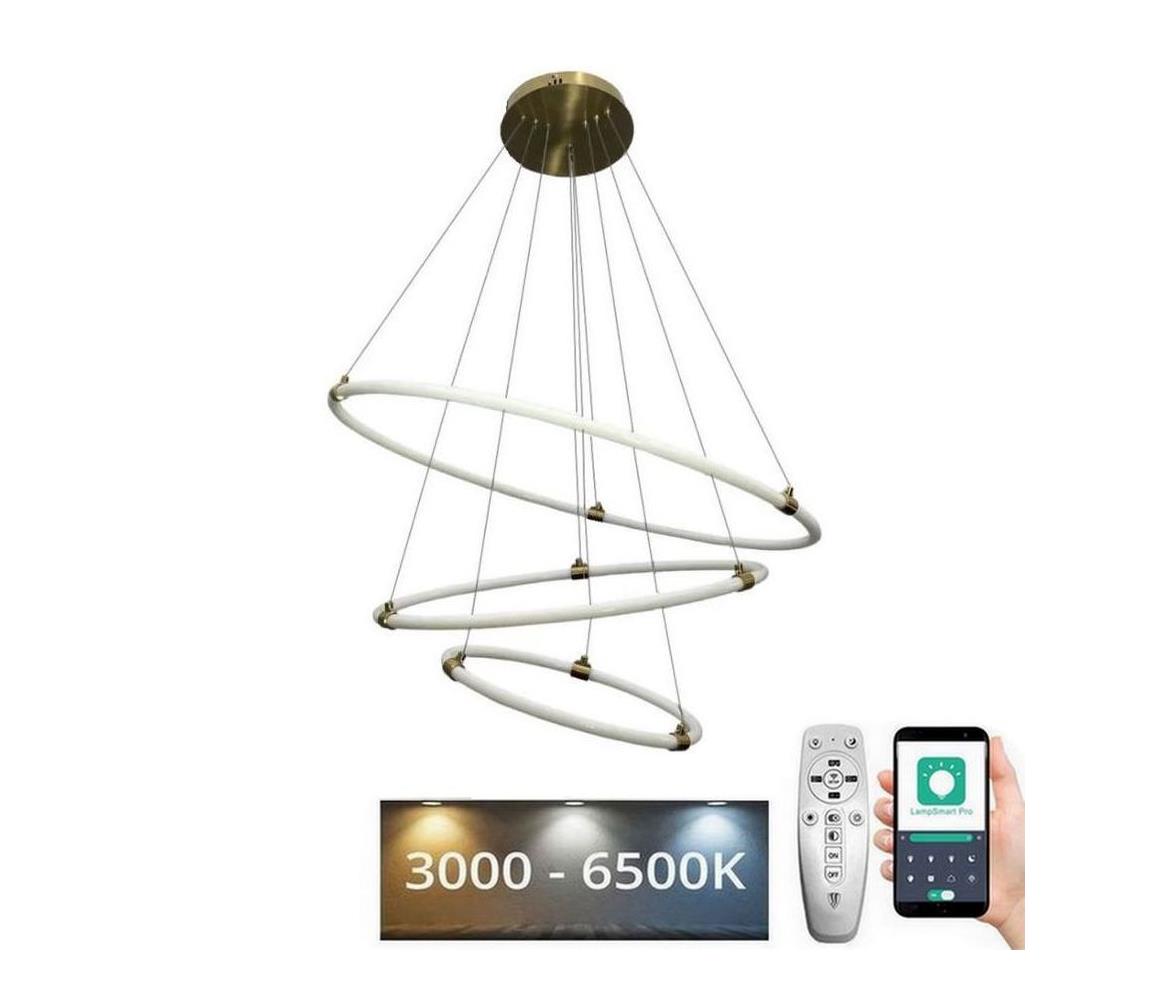 LED Żyrandol ściemnialny na lince LED/45W/230V 3000-6500K + pilot zdalnego sterowania
