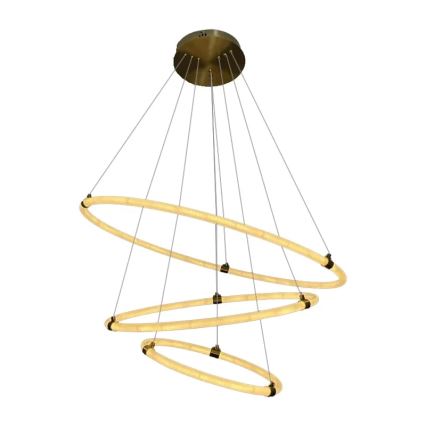 LED Żyrandol ściemnialny na lince LED/45W/230V 3000-6500K śr. 80 cm + zdalne sterowanie