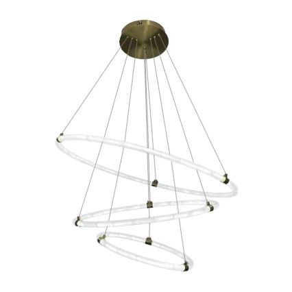 LED Żyrandol ściemnialny na lince LED/45W/230V 3000-6500K śr. 80 cm + zdalne sterowanie