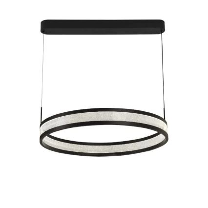 LED Żyrandol ściemnialny na lince LED/45W/230V 3000-6500K śr. 60 cm czarny + zdalne sterowanie