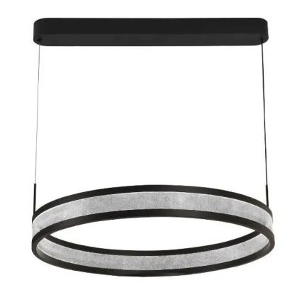 LED Żyrandol ściemnialny na lince LED/45W/230V 3000-6500K śr. 60 cm czarny + zdalne sterowanie