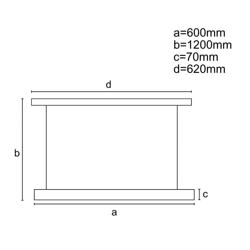 LED Żyrandol ściemnialny na lince LED/45W/230V 3000-6500K śr. 60 cm czarny + zdalne sterowanie