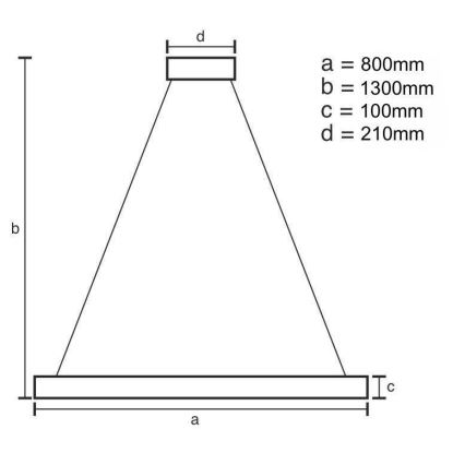 LED Ściemnialny żyrandol kryształowy na lince LED/50W/230V 3000-6500K chrom/złoty + pilot zdalnego sterowania