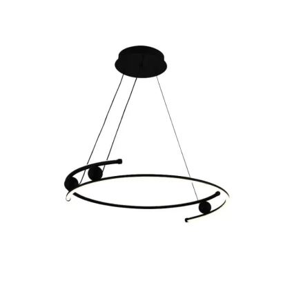 LED Żyrandol ściemnialny na lince LED/50W/230V 3000-6500K śr. 60 cm + zdalne sterowanie