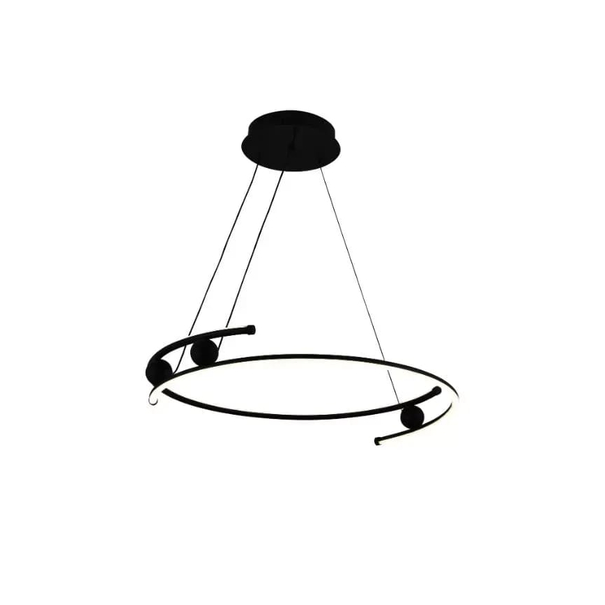 LED Żyrandol ściemnialny na lince LED/50W/230V 3000-6500K śr. 60 cm + zdalne sterowanie