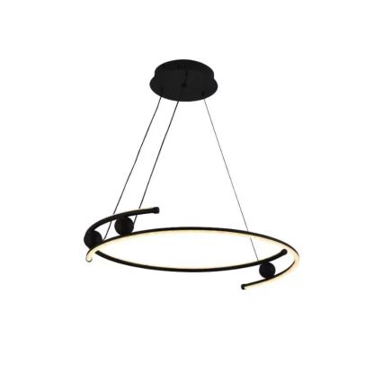 LED Żyrandol ściemnialny na lince LED/50W/230V 3000-6500K śr. 60 cm + zdalne sterowanie