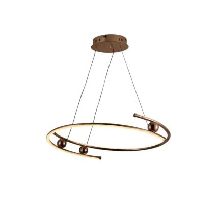 LED Żyrandol ściemnialny na lince LED/50W/230V 3000-6500K śr. 60 cm + zdalne sterowanie