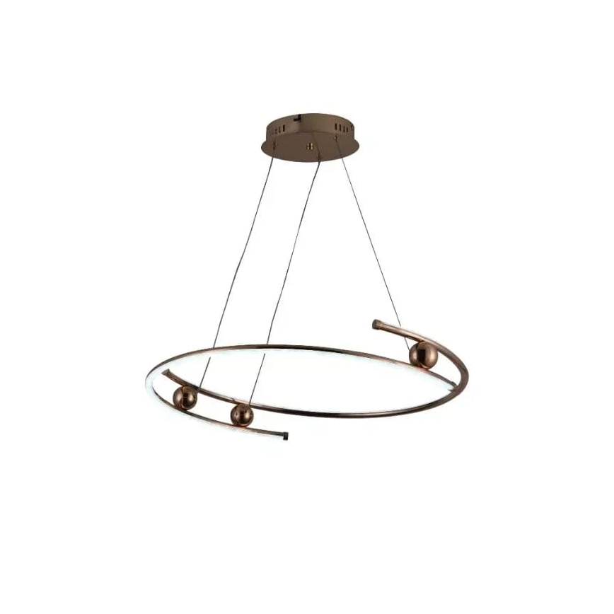 LED Żyrandol ściemnialny na lince LED/50W/230V 3000-6500K śr. 60 cm + zdalne sterowanie