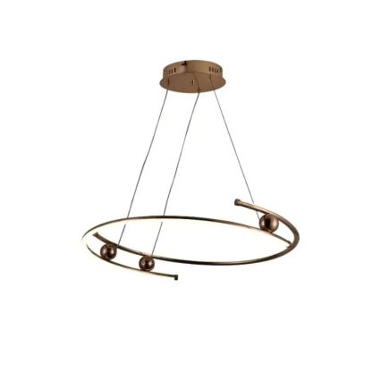 LED Żyrandol ściemnialny na lince LED/50W/230V 3000-6500K śr. 60 cm + zdalne sterowanie