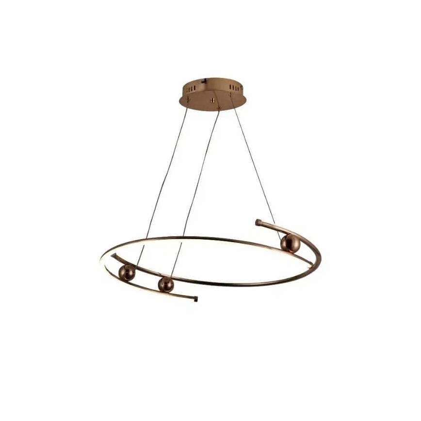 LED Żyrandol ściemnialny na lince LED/50W/230V 3000-6500K śr. 60 cm + zdalne sterowanie