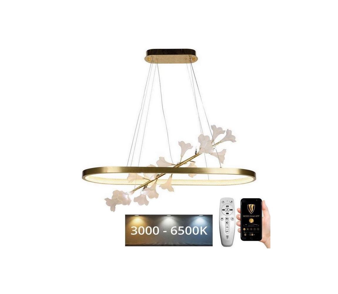 LED Żyrandol ściemnialny na lince LED/55W/230V 3000-6500K + pilot zdalnego sterowania