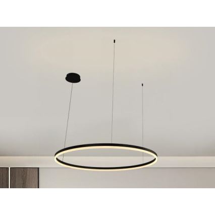 LED Żyrandol ściemnialny na lince LED/55W/230V 3000-6500K + zdalne sterowanie