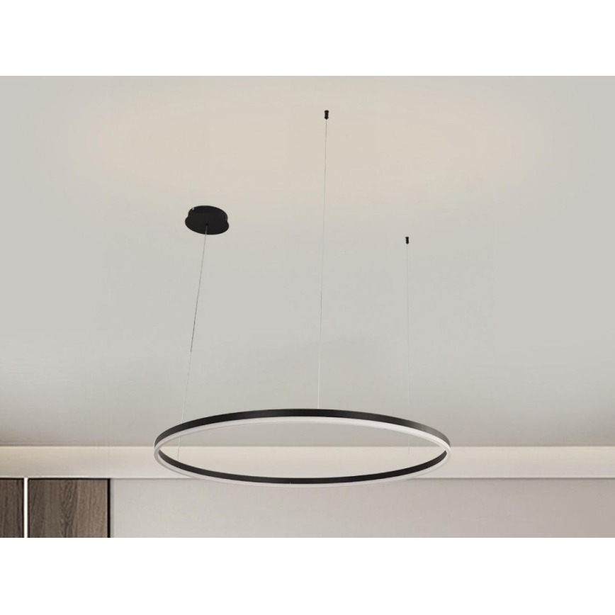 LED Żyrandol ściemnialny na lince LED/55W/230V 3000-6500K + zdalne sterowanie