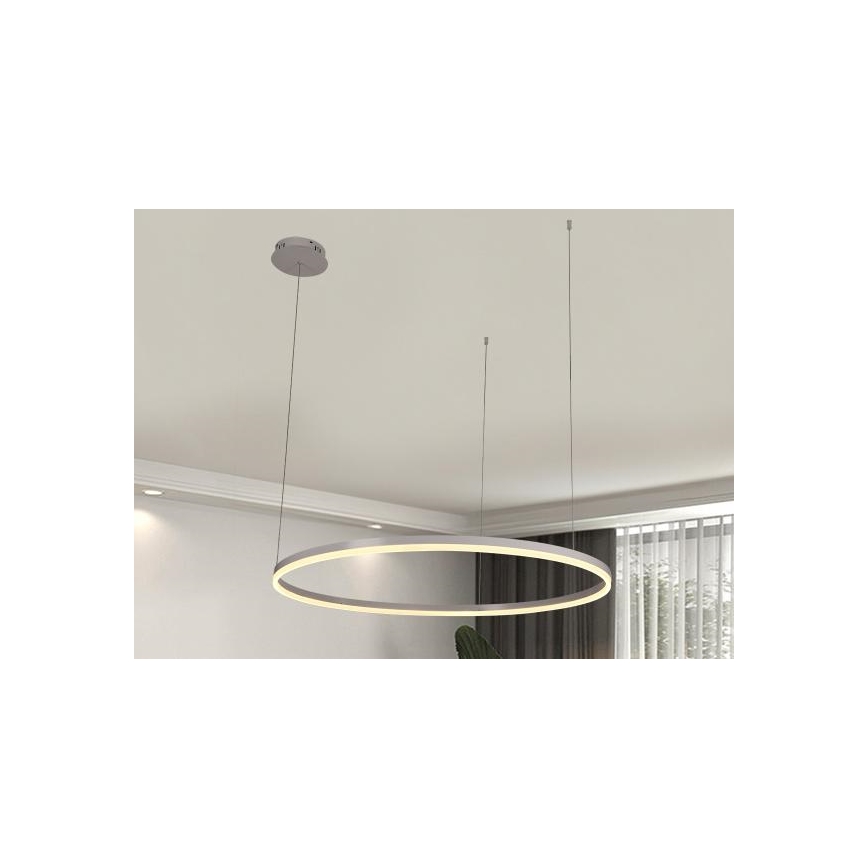 LED Żyrandol ściemnialny na lince LED/55W/230V 3000-6500K + zdalne sterowanie