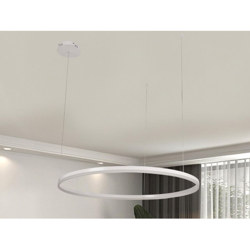 LED Żyrandol ściemnialny na lince LED/55W/230V 3000-6500K + zdalne sterowanie