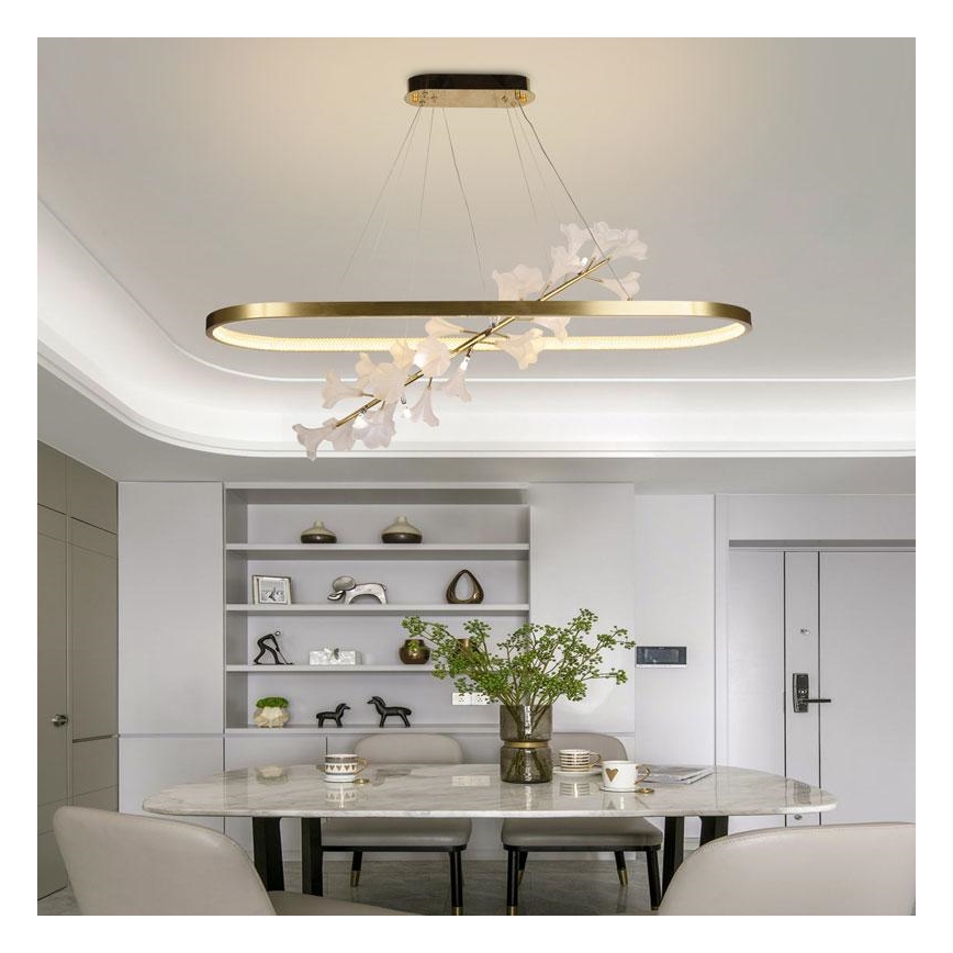 LED Żyrandol ściemnialny na lince LED/65W/230V 3000-6500K + pilot zdalnego sterowania
