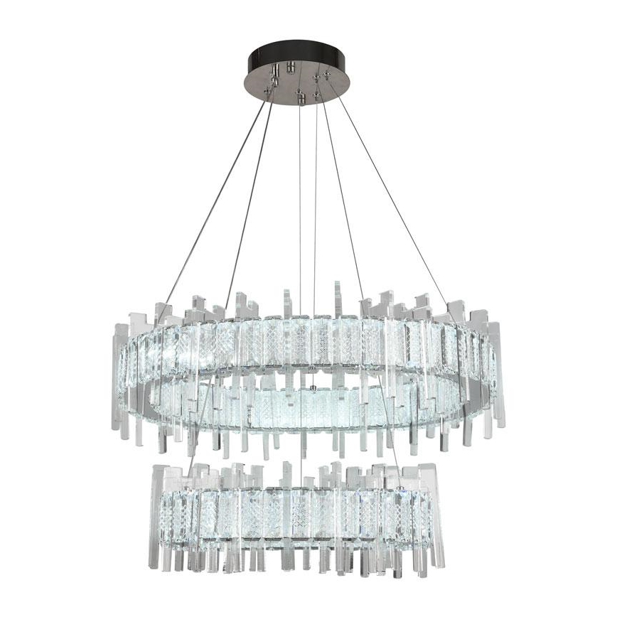 LED Ściemnialna kryształ żyrandol na lince LED/65W/230V 3000-6500K + pilot zdalnego sterowania