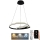 LED Żyrandol ściemnialny na lince LED/65W/230V 3000-6500K śr. 56 cm + zdalne sterowanie