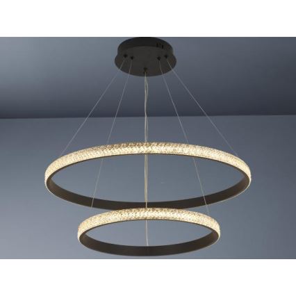 LED Żyrandol ściemnialny na lince LED/65W/230V 3000-6500K + zdalne sterowanie