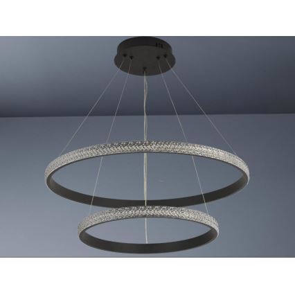 LED Żyrandol ściemnialny na lince LED/65W/230V 3000-6500K + zdalne sterowanie