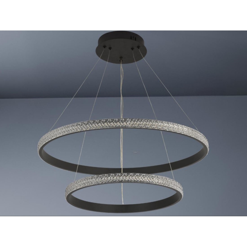 LED Żyrandol ściemnialny na lince LED/65W/230V 3000-6500K + zdalne sterowanie