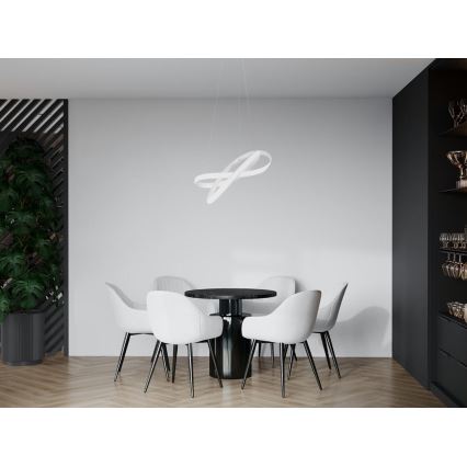 LED Żyrandol ściemnialny na lince LED/70W/230V 3000-6500K biały + pilot zdalnego sterowania