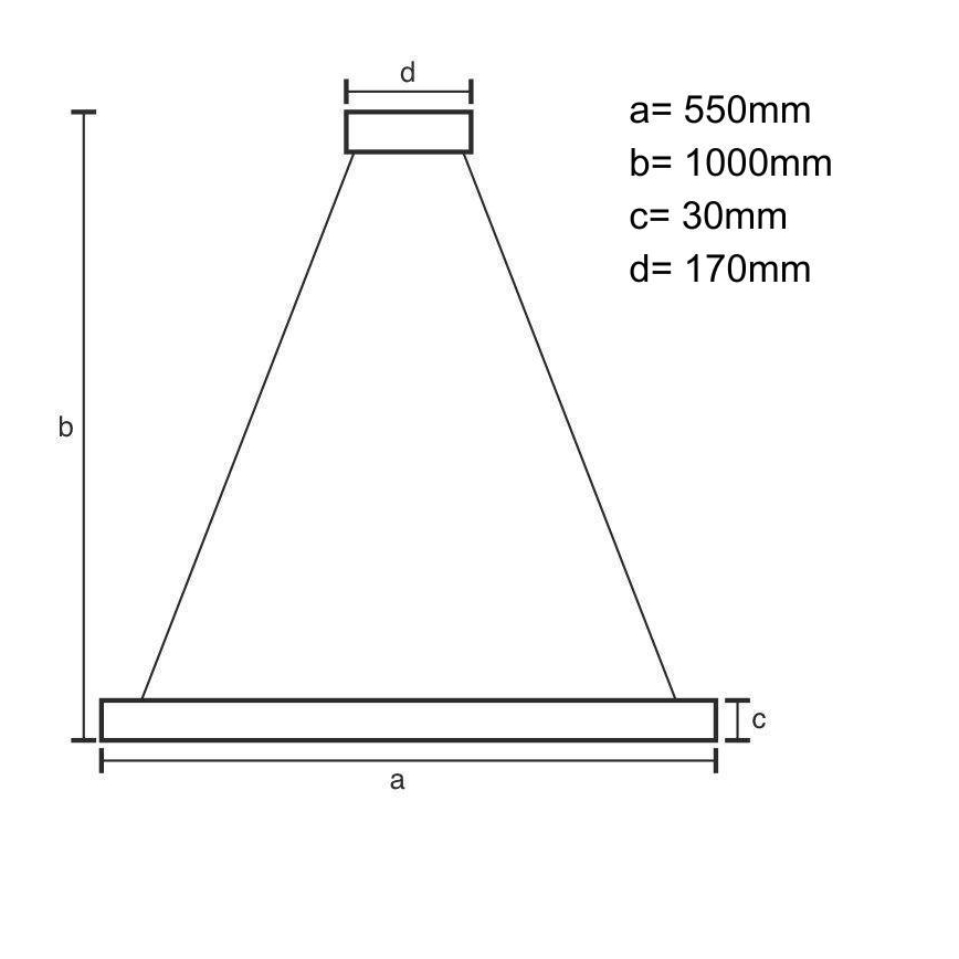 LED Żyrandol ściemnialny na lince LED/70W/230V 3000-6500K biały + pilot zdalnego sterowania