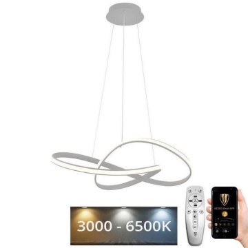LED Żyrandol ściemnialny na lince LED/70W/230V 3000-6500K śr. 55 cm + zdalne sterowanie
