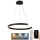 LED Żyrandol ściemnialny na lince LED/70W/230V 3000-6500K śr. 60 cm + zdalne sterowanie