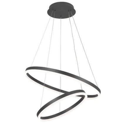 LED Żyrandol ściemnialny na lince LED/70W/230V 3000-6500K śr. 60 cm + zdalne sterowanie
