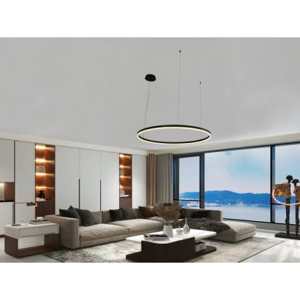 LED Żyrandol ściemnialny na lince LED/72W/230V 3000-6500K + zdalne sterowanie