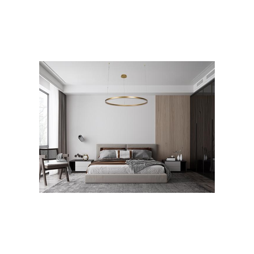 LED Żyrandol ściemnialny na lince LED/72W/230V 3000-6500K + zdalne sterowanie