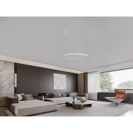 LED Żyrandol ściemnialny na lince LED/72W/230V 3000-6500K + zdalne sterowanie