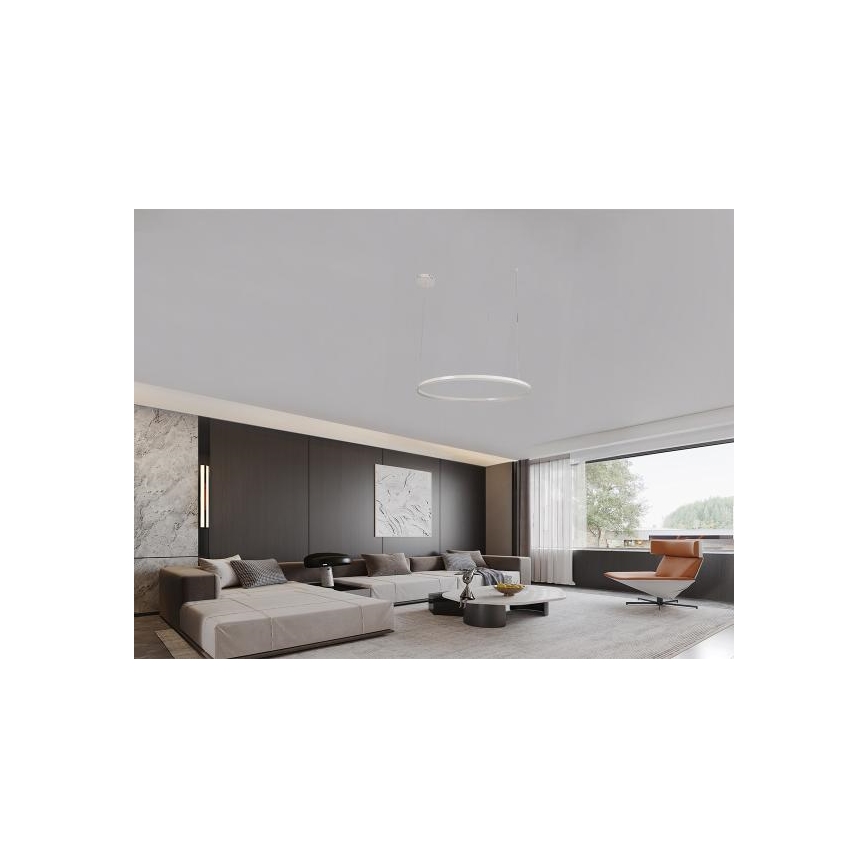 LED Żyrandol ściemnialny na lince LED/72W/230V 3000-6500K + zdalne sterowanie