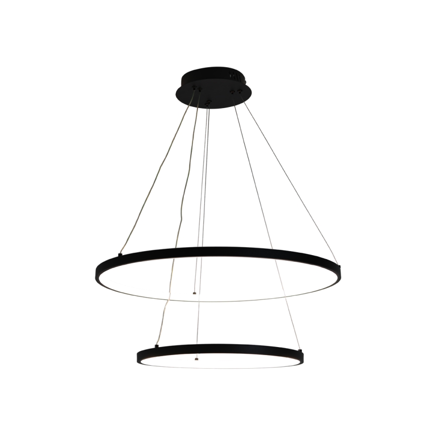 LED Żyrandol ściemnialny na lince LED/75W/230V 3000-6500K śr. 60 cm + zdalne sterowanie