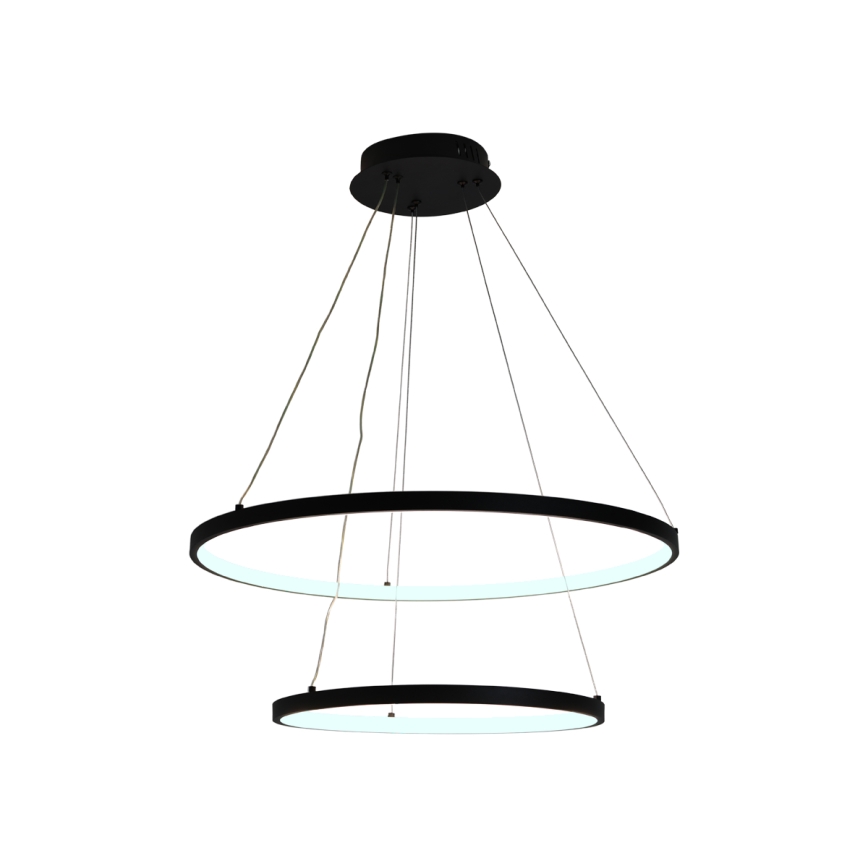 LED Żyrandol ściemnialny na lince LED/75W/230V 3000-6500K śr. 60 cm + zdalne sterowanie