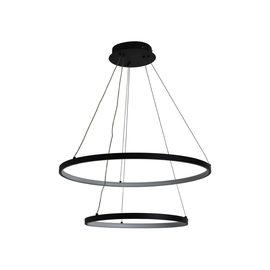 LED Żyrandol ściemnialny na lince LED/75W/230V 3000-6500K śr. 60 cm + zdalne sterowanie