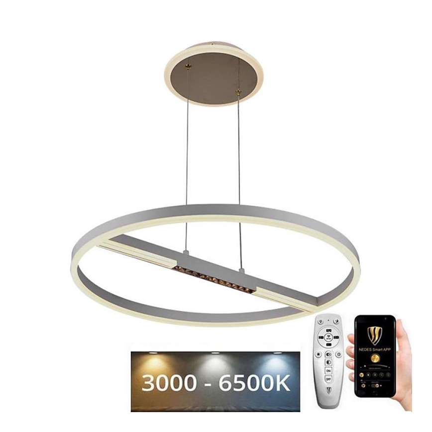 LED Żyrandol ściemnialny na lince LED/75W/230V 3000-6500K + pilot zdalnego sterowania